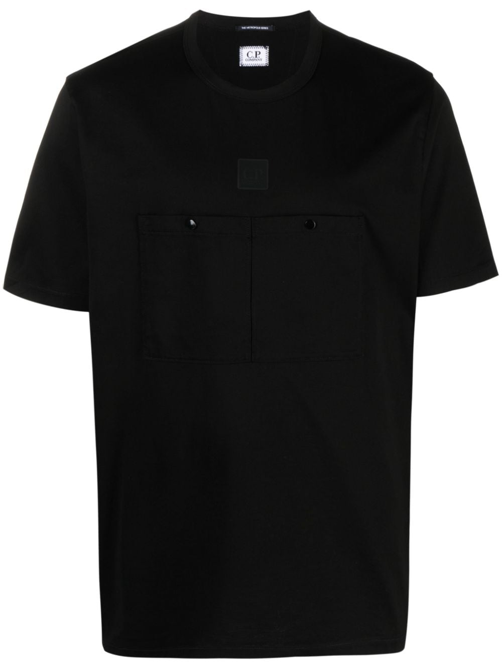 C.P. Company logo-print cotton T-shirt - Black von C.P. Company