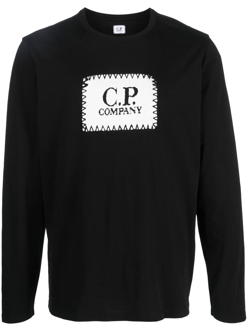 C.P. Company logo-print cotton T-shirt - Black von C.P. Company