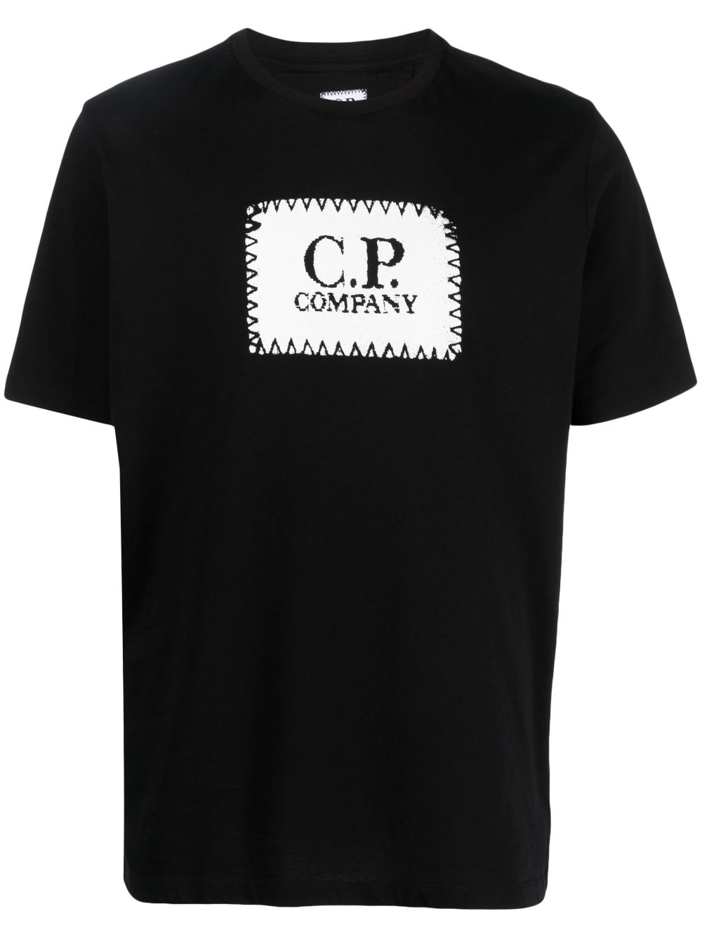 C.P. Company logo-print cotton T-shirt - Black von C.P. Company