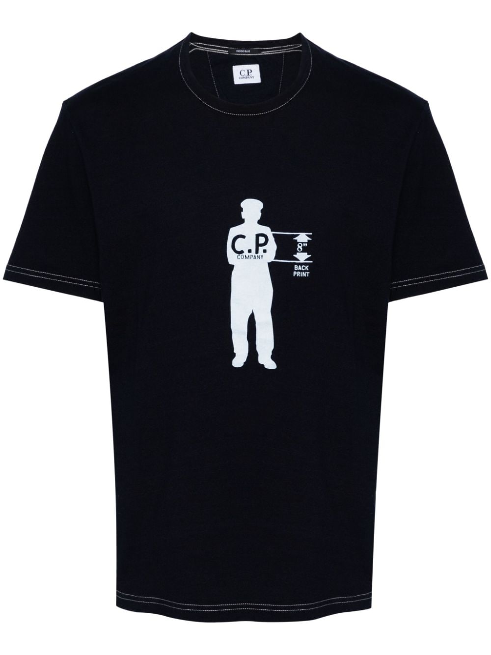 C.P. Company logo-print cotton T-shirt - Blue von C.P. Company