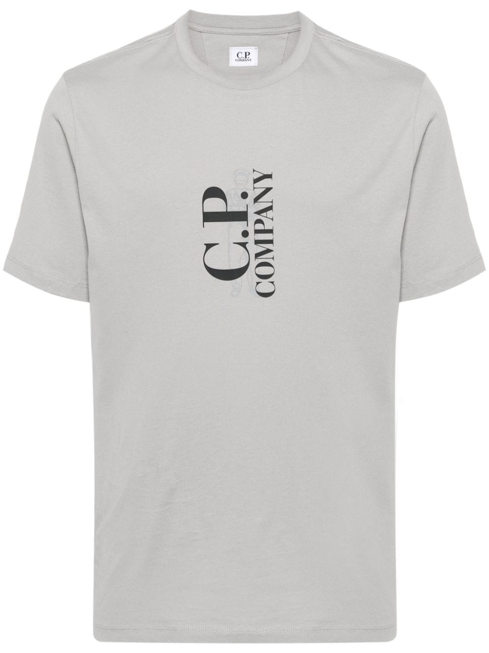 C.P. Company logo-print cotton T-shirt - Grey von C.P. Company