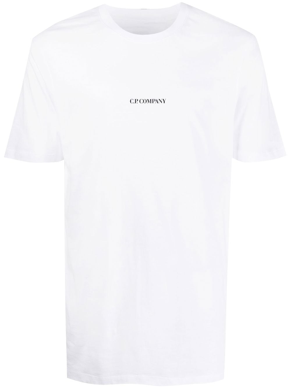 C.P. Company logo-print cotton T-shirt - White von C.P. Company