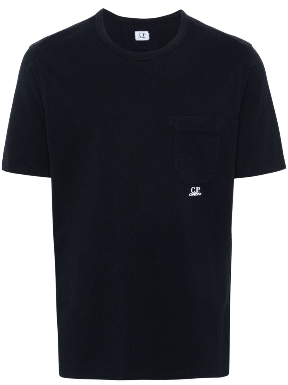 C.P. Company logo-print patch-pocket T-shirt - Blue von C.P. Company