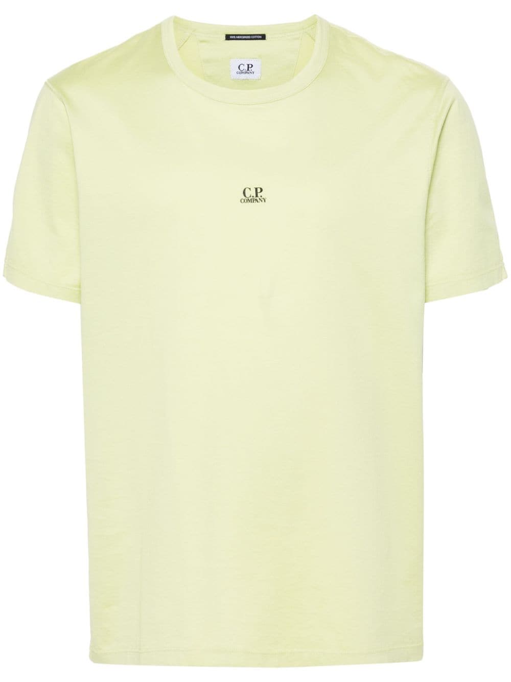 C.P. Company logo-printed cotton T-shirt - Yellow von C.P. Company