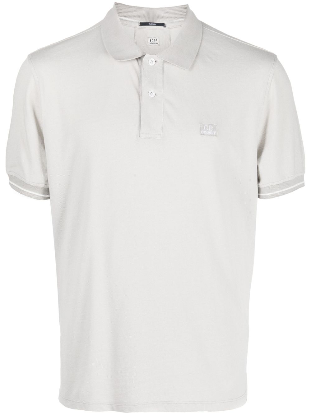 C.P. Company short-sleeved polo shirt - Grey von C.P. Company