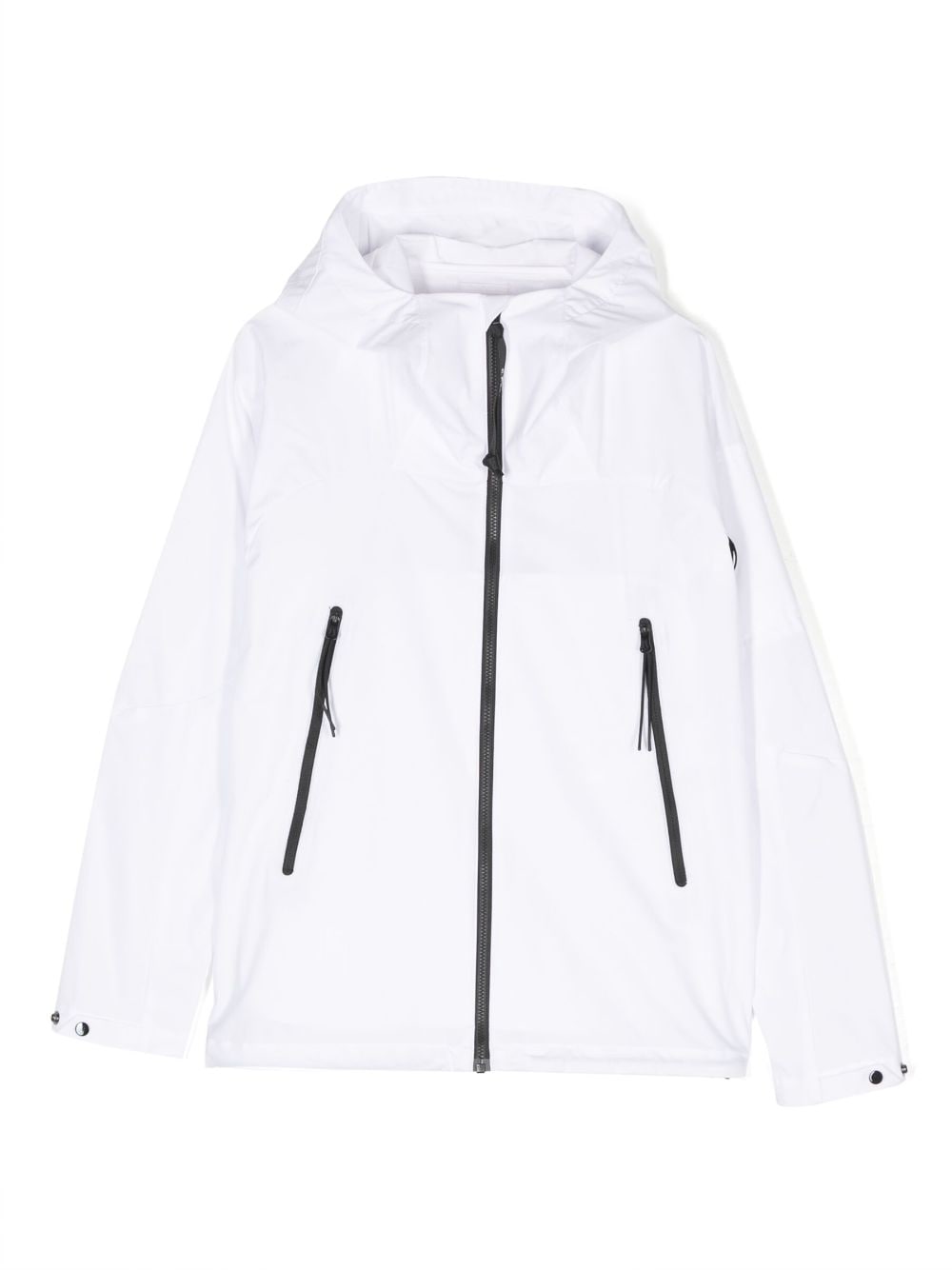 C.P. Company Kids zip-fastening hooded jacket - White von C.P. Company Kids