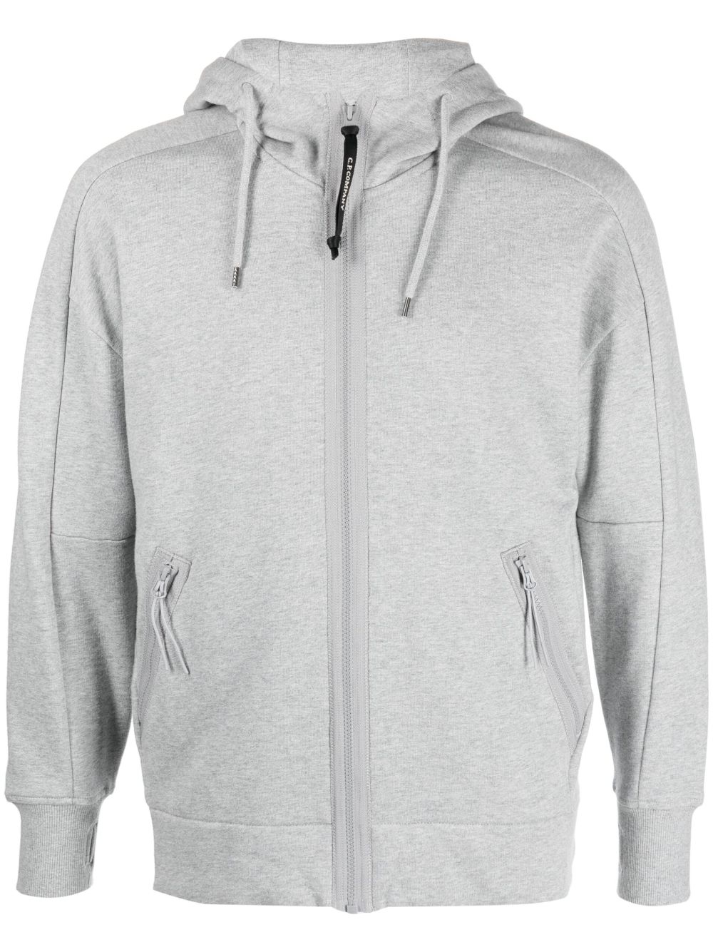 C.P. Company zip-up cotton hoodie - Grey von C.P. Company