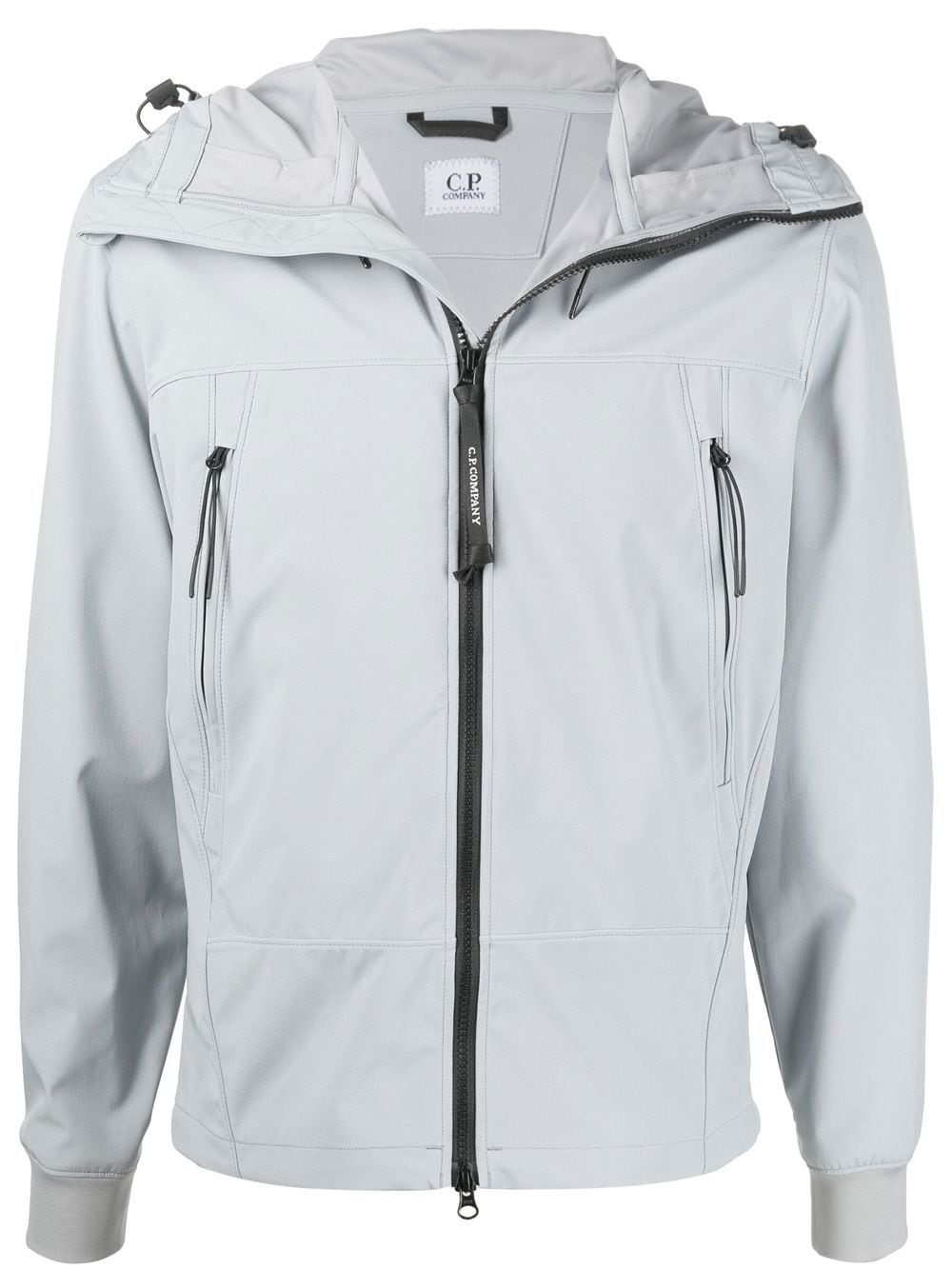 C.P. Company zipped hooded jacket - Grey von C.P. Company