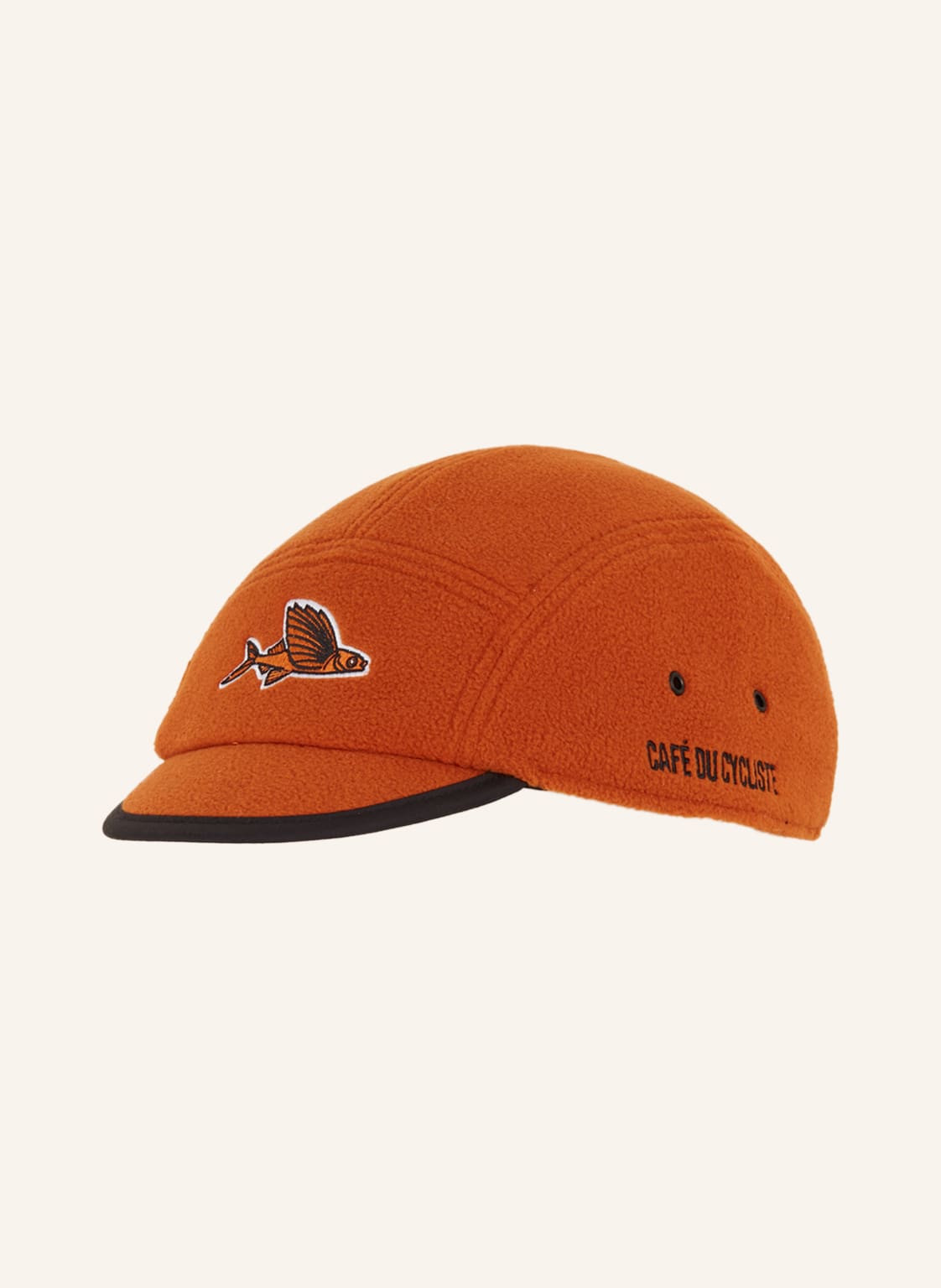 Café Du Cycliste Fleece-Cap braun Café Du Cycliste Fleece-Cap braun von CAFÉ DU CYCLISTE