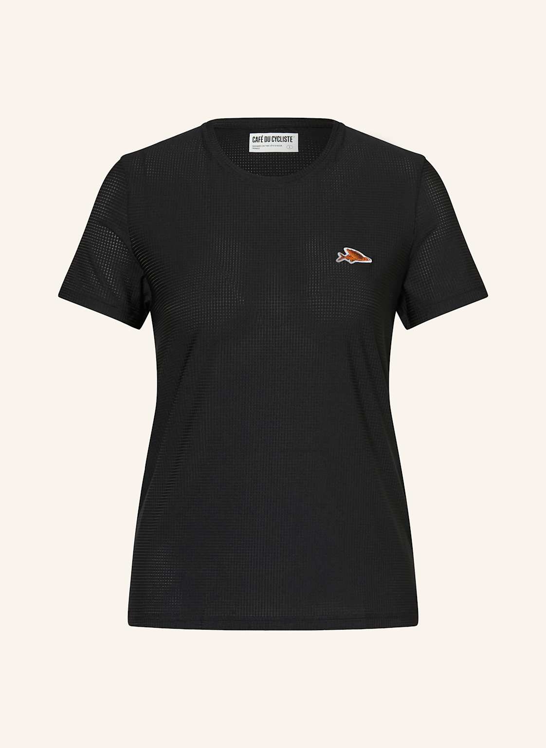 Café Du Cycliste Laufshirt Cleophee schwarz von CAFÉ DU CYCLISTE
