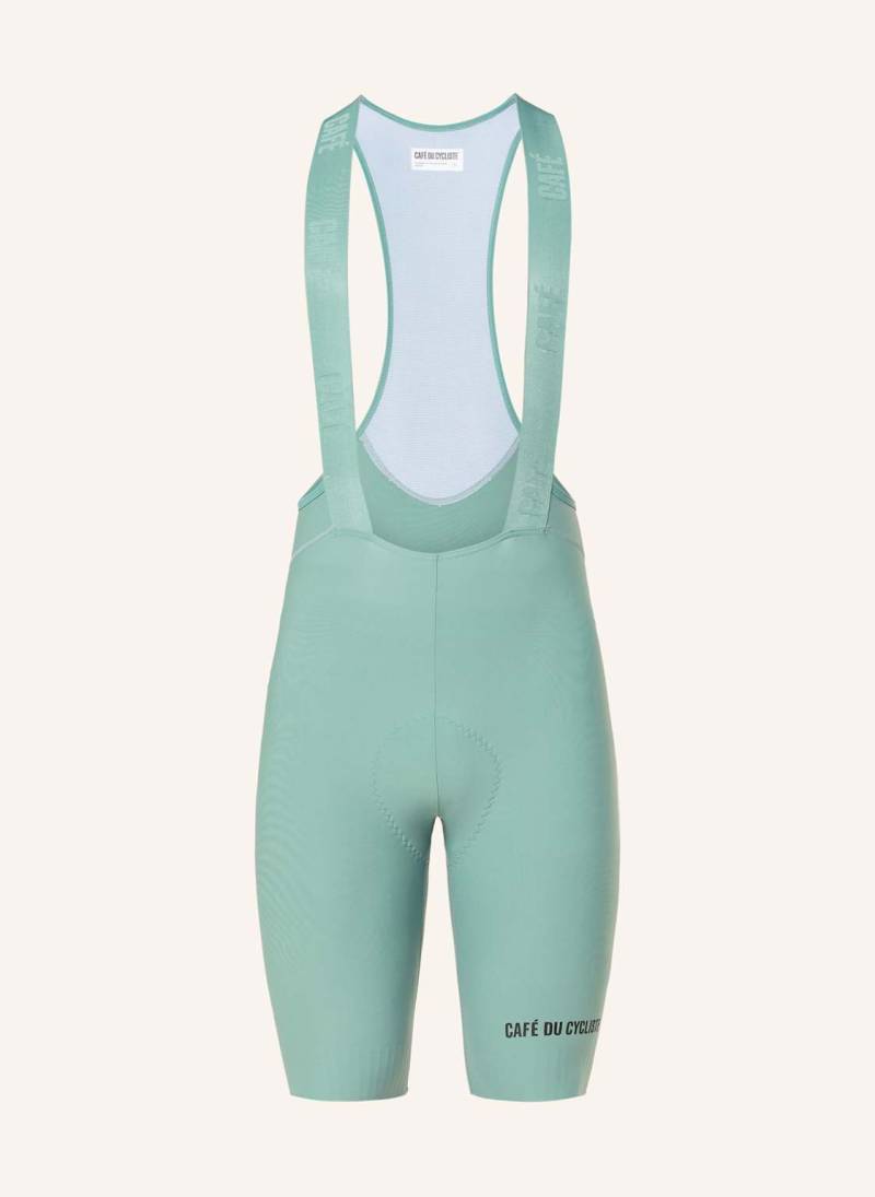 Café Du Cycliste Radhose Mit Trägern Und Gepolstertem Einsatz Marinette gruen von CAFÉ DU CYCLISTE