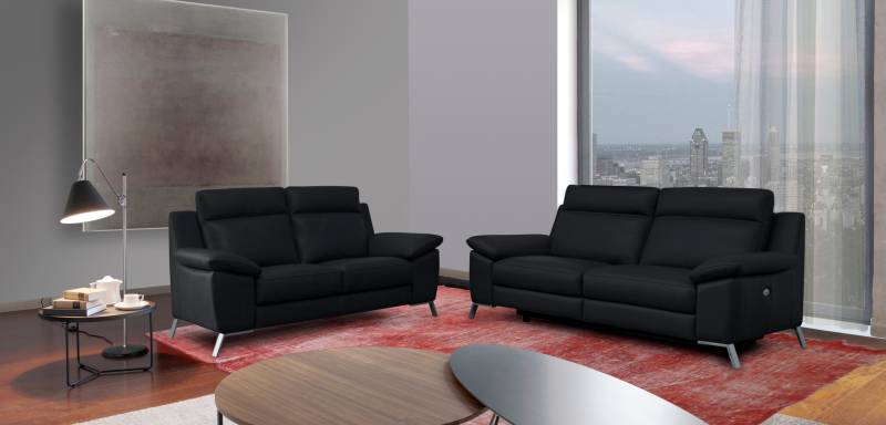 CALIA ITALIA 2-Sitzer »Roby italienisches Designsofa mit exzellentem Sitzkomfort«, mit erstklassigem Lederbezug von CALIA ITALIA