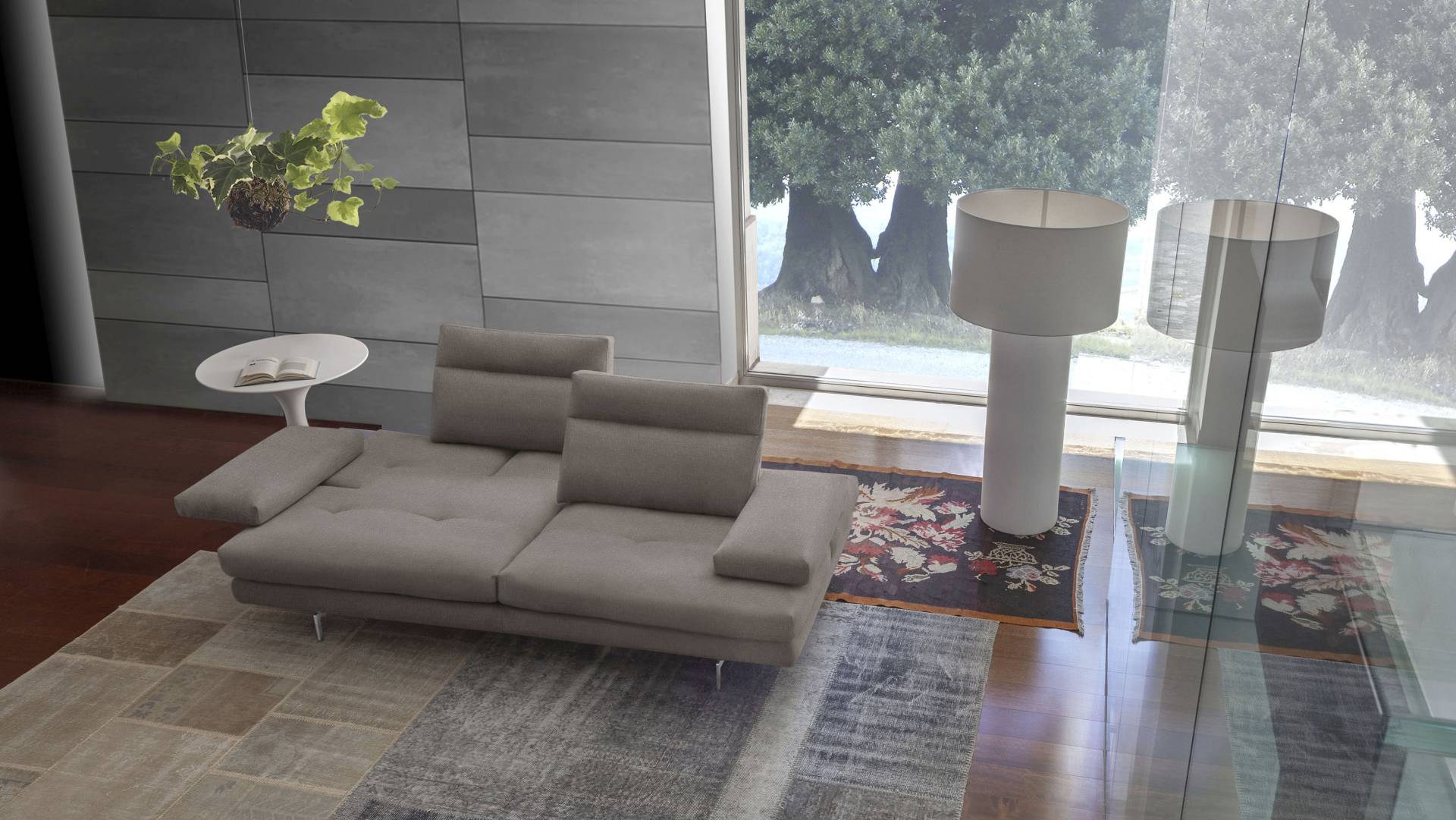 CALIA ITALIA 3,5-Sitzer »Toby Wing, italienisches Designsofa mit erstklassigem Sitzkomfort«, inklusive Sitztiefenverstellung, Füsse in Chrom glänzend CALIA ITALIA 3,5-Sitzer »Toby Wing, italienisches Designsofa mit erstklassigem Sitzkomfort«, inklusive Sitztiefenverstellung, Füsse in Chrom glänzend von CALIA ITALIA