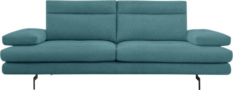 CALIA ITALIA 3,5-Sitzer »Toby Wing, italienisches Designsofa, super bequem, Megasofa«, inkl. Sitztiefenverstellung und Armteilfunktion, Füsse in Schwarz matt von CALIA ITALIA