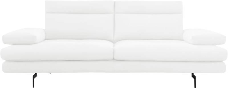 CALIA ITALIA 3,5-Sitzer »Toby Wing, italienisches Designsofa, super bequem, Megasofa«, inkl. Sitztiefenverstellung und Armteilfunktion, Füsse in Schwarz matt von CALIA ITALIA