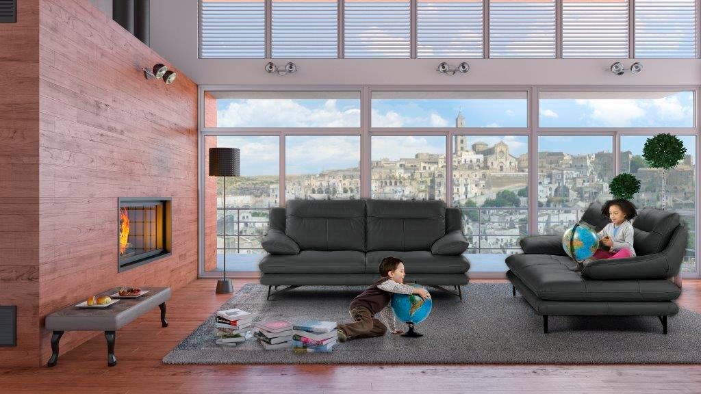 CALIA ITALIA 3-Sitzer »Cezanne, italienisches Design trifft erstklassigen Sitzkomfort, Leder«, Edles Designsofa in besonders langlebigen & pflegeleichten Lederarten von CALIA ITALIA