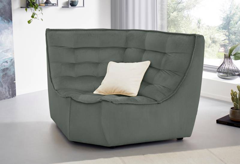 CALIA ITALIA Ecksofa »Banjo, Eckelement, tolles Design und hoher Sitzkomfort frei stellbar«, oder als Modulsofa mit den passenden Erweiterungselementen nutzbar von CALIA ITALIA