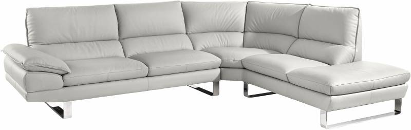 CALIA ITALIA Ecksofa »Dave, italienisches Designsofa mit erstklassigem Sitzkomfort, L-Form«, mit tollen Lederbezügen von CALIA ITALIA