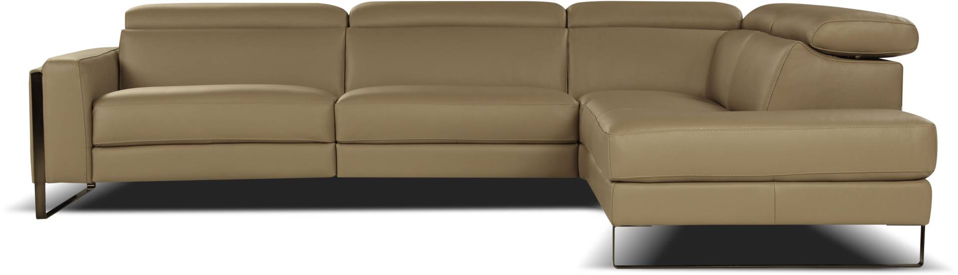 CALIA ITALIA Ecksofa »Pier, Design und erstklassiger Sitzkomfort im Einklang, L-Form«, in hochwertigem Lederbezug, 310 cm Breite CALIA ITALIA Ecksofa »Pier, Design und erstklassiger Sitzkomfort im Einklang, L-Form«, in hochwertigem Lederbezug, 310 cm Breite von CALIA ITALIA