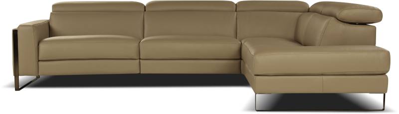 CALIA ITALIA Ecksofa »Pier, Design und erstklassiger Sitzkomfort im Einklang, L-Form«, in hochwertigem Lederbezug, 310 cm Breite von CALIA ITALIA