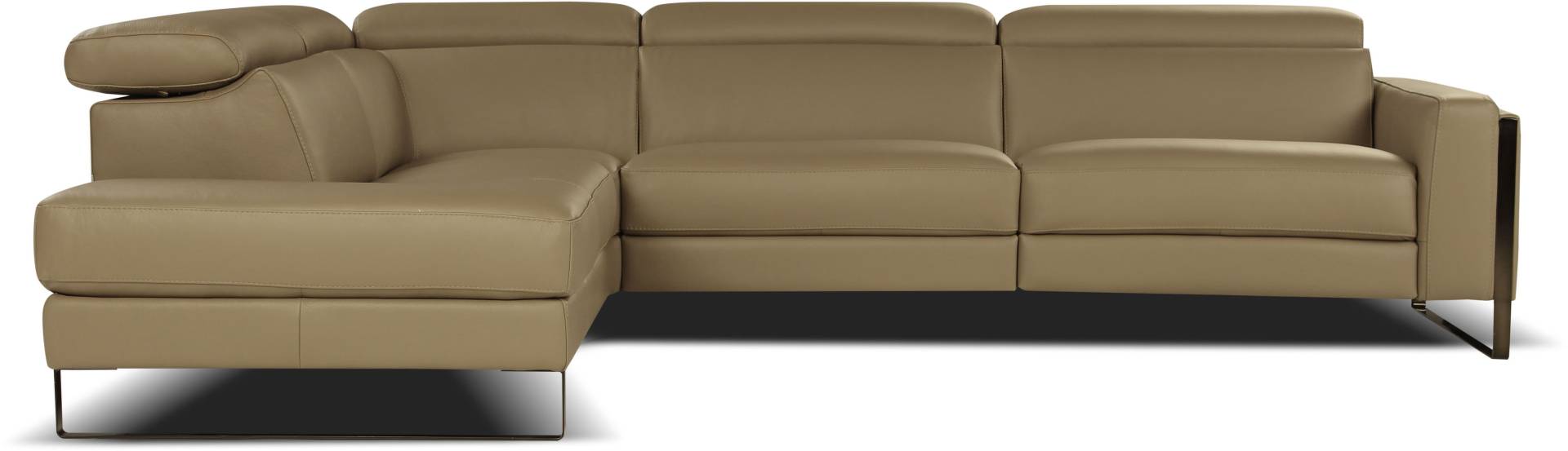 CALIA ITALIA Ecksofa »Pier, Design und erstklassiger Sitzkomfort im Einklang, L-Form«, in hochwertigem Lederbezug, 310 cm Breite CALIA ITALIA Ecksofa »Pier, Design und erstklassiger Sitzkomfort im Einklang, L-Form«, in hochwertigem Lederbezug, 310 cm Breite von CALIA ITALIA