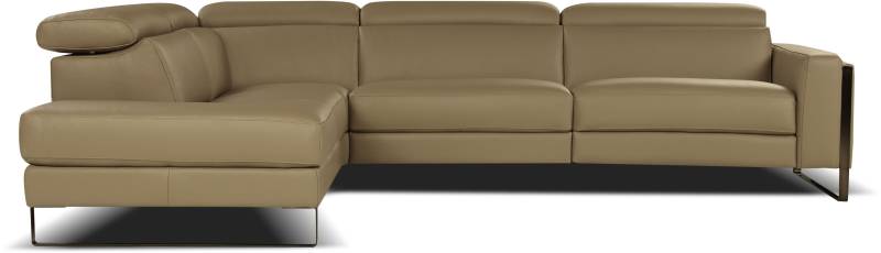 CALIA ITALIA Ecksofa »Pier, Design und erstklassiger Sitzkomfort im Einklang, L-Form«, in hochwertigem Lederbezug, 310 cm Breite von CALIA ITALIA