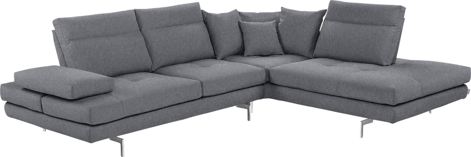 CALIA ITALIA Ecksofa »Toby Wing, L-Form, Designsofa mit sensationellem Sitzkomfort«, Sitztiefenverstell.,wahlw. mit Kissen-Set, Füsse chrom glänzend CALIA ITALIA Ecksofa »Toby Wing, L-Form, Designsofa mit sensationellem Sitzkomfort«, Sitztiefenverstell.,wahlw. mit Kissen-Set, Füsse chrom glänzend von CALIA ITALIA