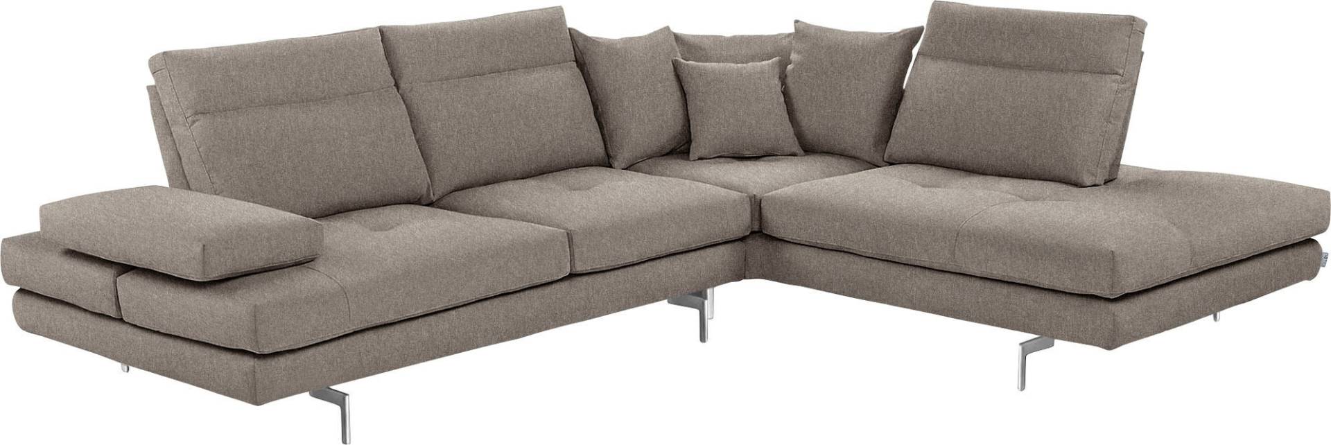 CALIA ITALIA Ecksofa »Toby Wing, L-Form, Designsofa mit sensationellem Sitzkomfort«, Sitztiefenverstell.,wahlw. mit Kissen-Set, Füsse chrom glänzend CALIA ITALIA Ecksofa »Toby Wing, L-Form, Designsofa mit sensationellem Sitzkomfort«, Sitztiefenverstell.,wahlw. mit Kissen-Set, Füsse chrom glänzend von CALIA ITALIA