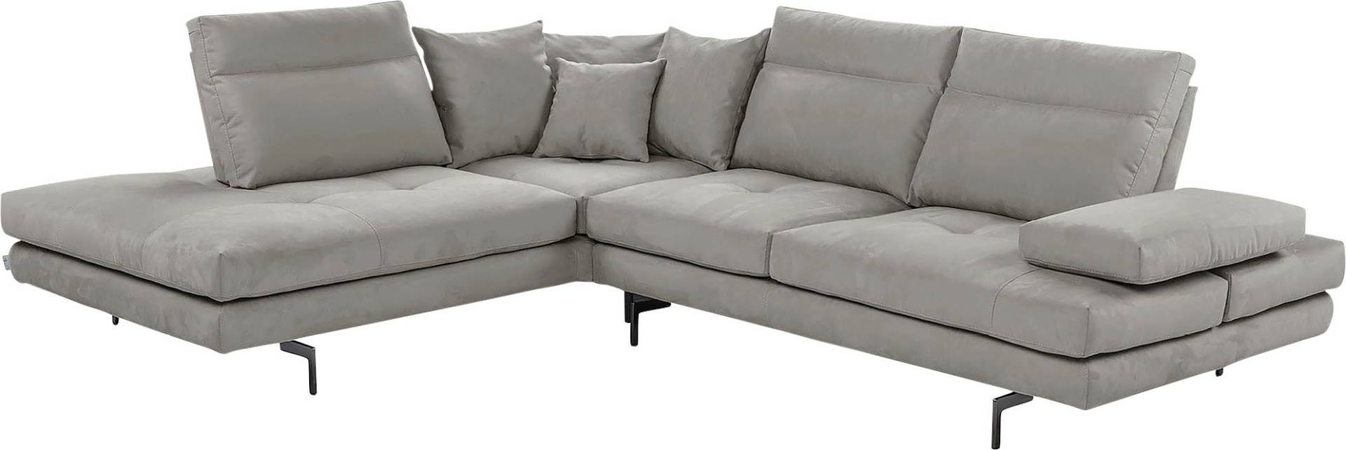 CALIA ITALIA Ecksofa »Toby Wing, Komfortsofa mit Sitzkomfort der Extraklasse, L-Form«, Sitztiefenverstellung, wahlw. mit Kissen-Set,Füsse schwarz matt CALIA ITALIA Ecksofa »Toby Wing, Komfortsofa mit Sitzkomfort der Extraklasse, L-Form«, Sitztiefenverstellung, wahlw. mit Kissen-Set,Füsse schwarz matt von CALIA ITALIA