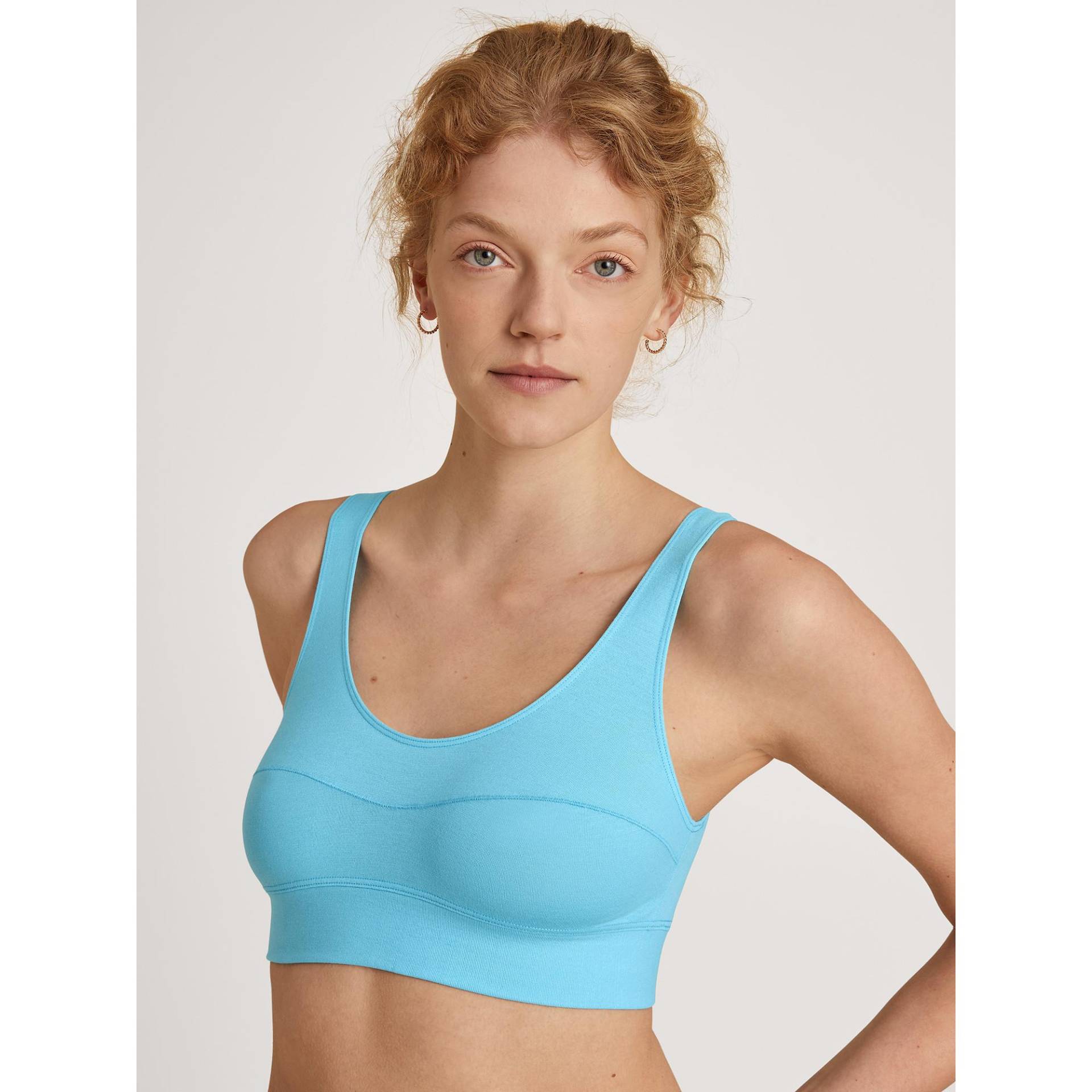 Bustier Mit Träger Damen Blau S von CALIDA