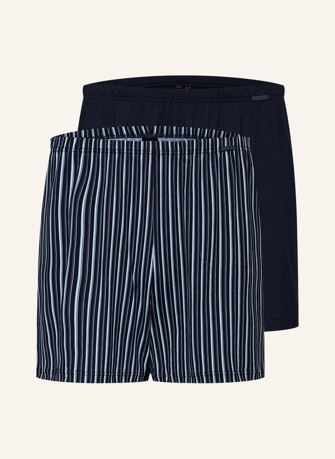 Calida 2er-Pack Boxershorts Prints Benefit blau von CALIDA