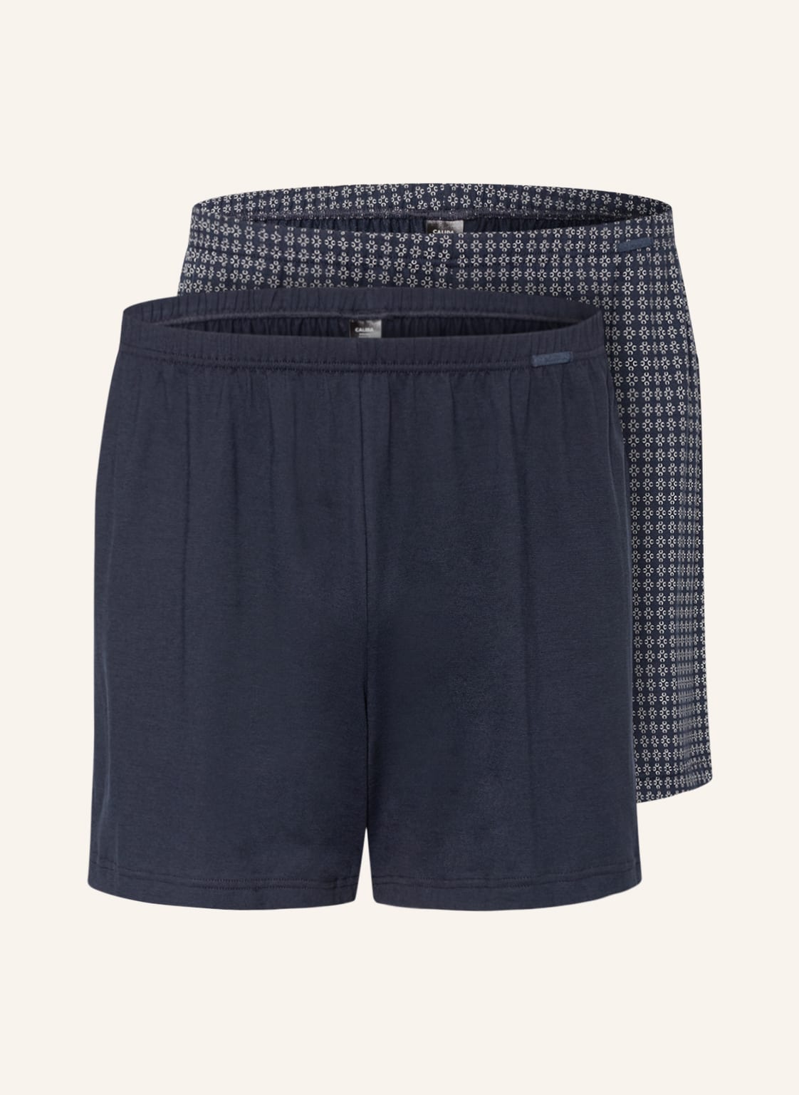 Calida 2er-Pack Boxershorts Prints Benefit gruen von CALIDA