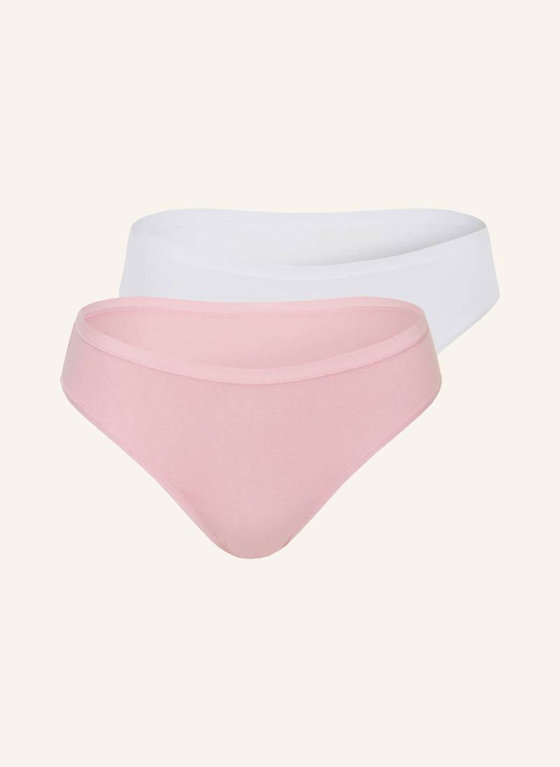 Calida 2er-Pack Slips Benefit Women rot von CALIDA