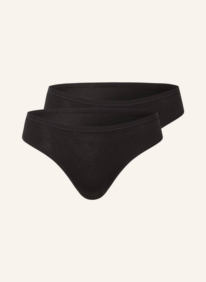 Calida 2er-Pack Slips Benefit Women schwarz Calida 2er-Pack Slips Benefit Women schwarz von CALIDA