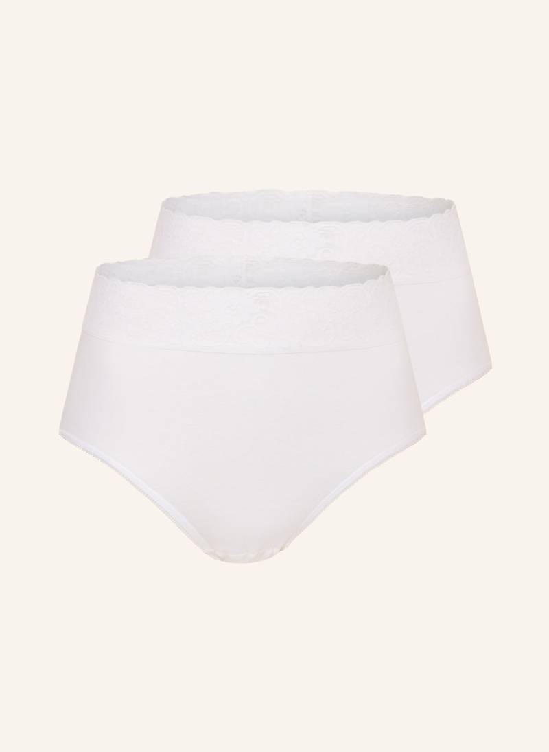 Calida 2er-Pack Taillenslips Iconics weiss von CALIDA