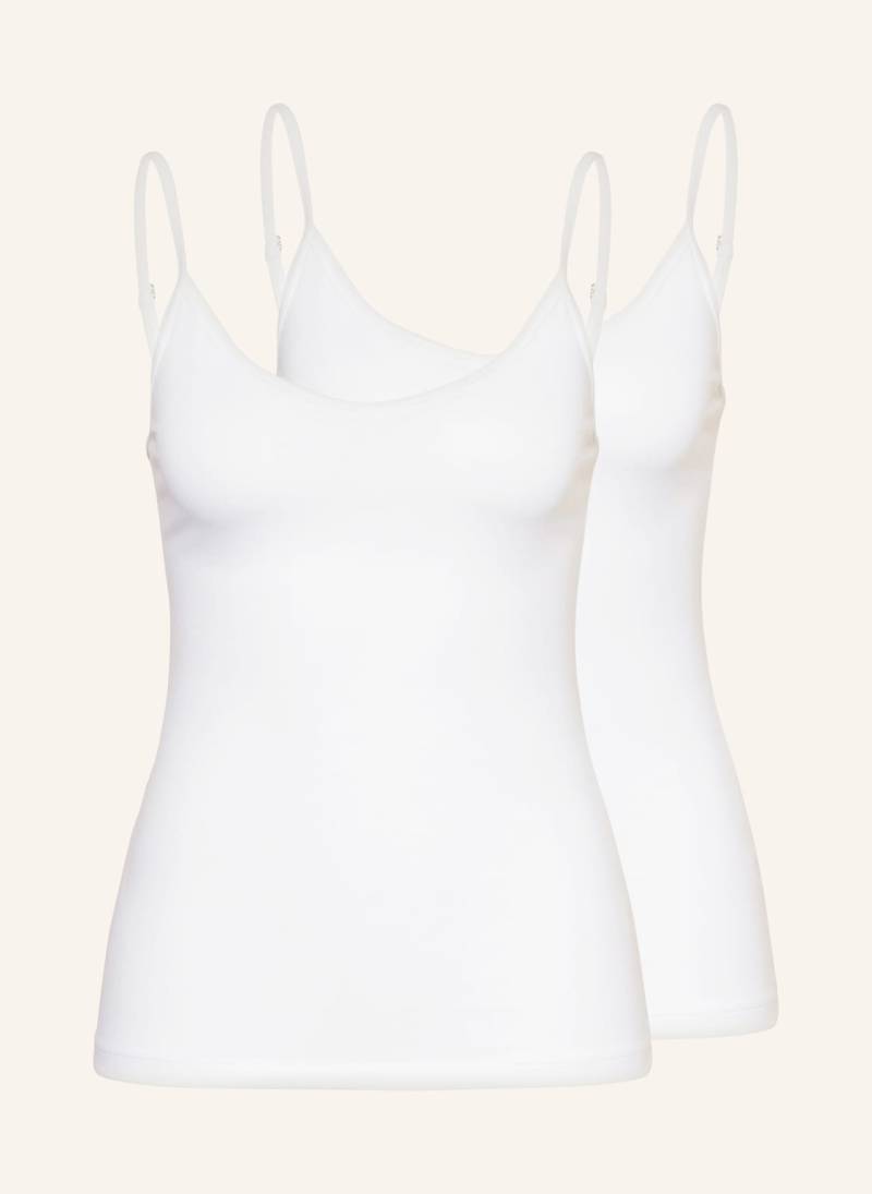 Calida 2er-Pack Tops Benefit Women weiss Calida 2er-Pack Tops Benefit Women weiss von CALIDA