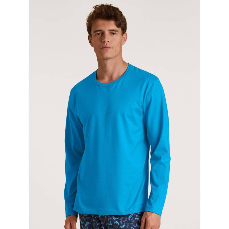 Nachthemd, Langarm Herren Blau Bunt XL von CALIDA