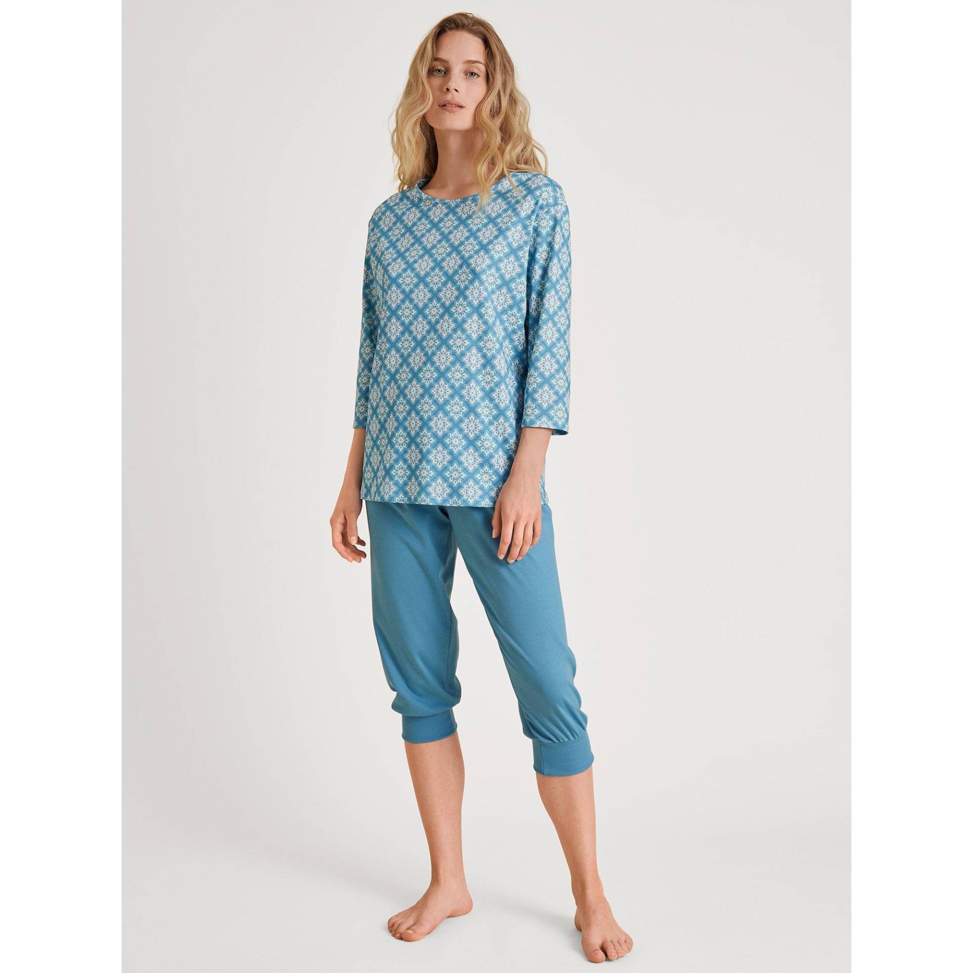 Pyjama Damen Blau L von CALIDA