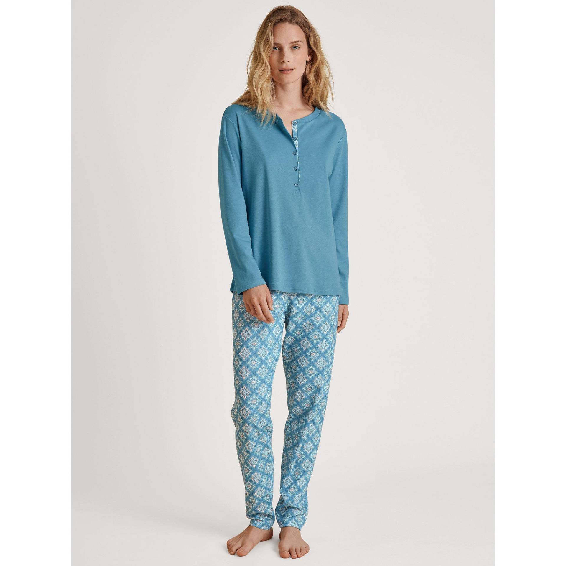 Pyjama Damen Blau L von CALIDA