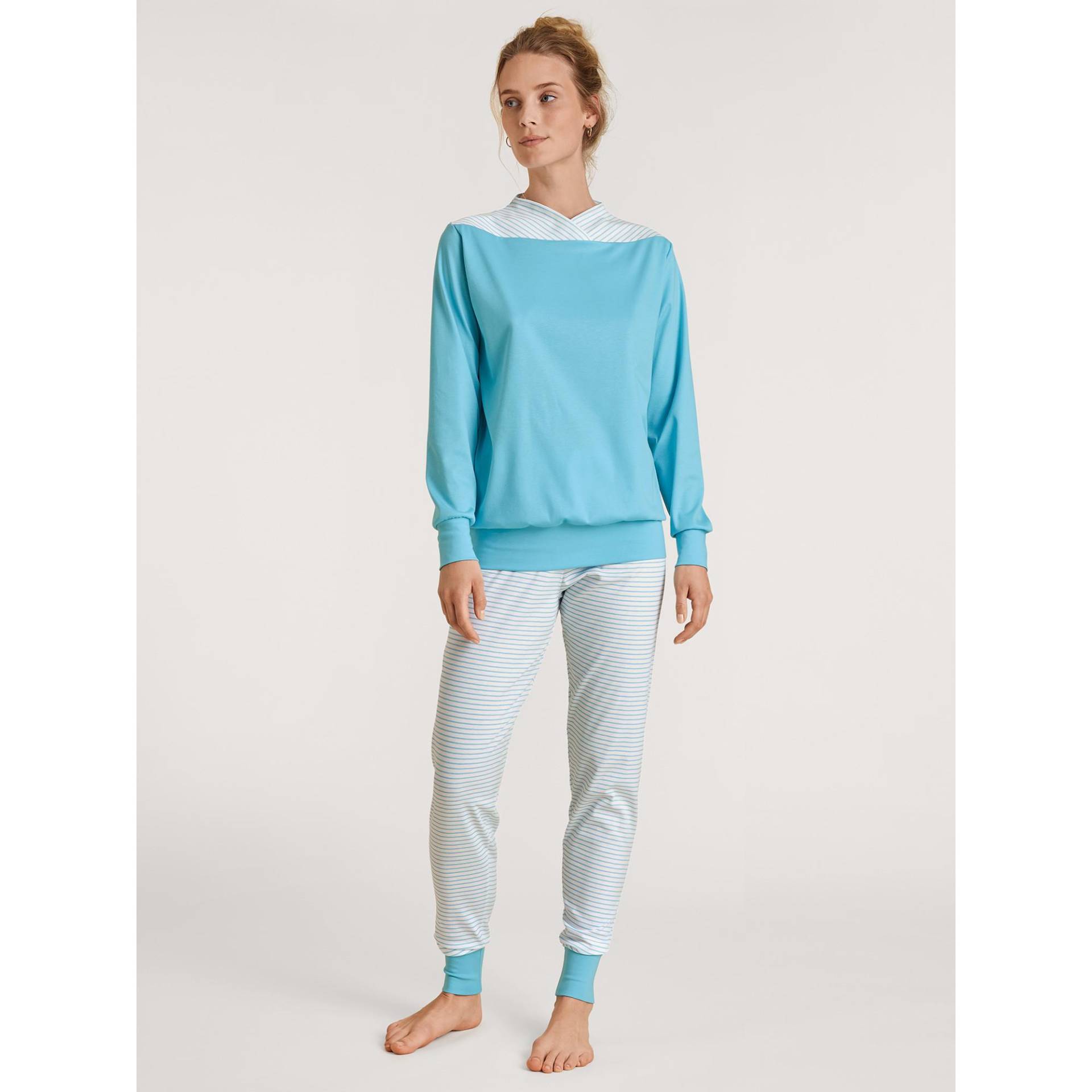 Pyjama Damen Blau L von CALIDA