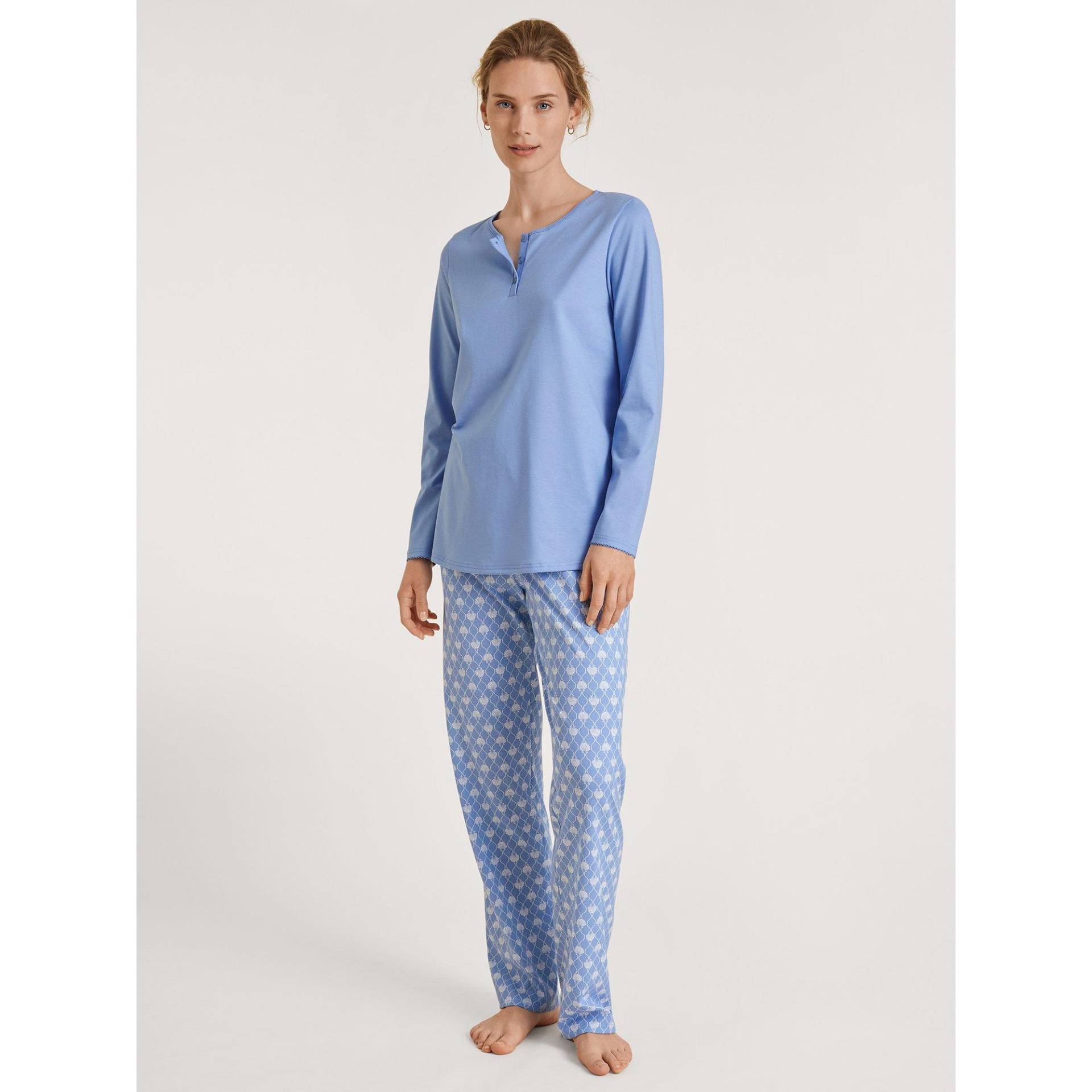 Pyjama Damen Blau  S von CALIDA