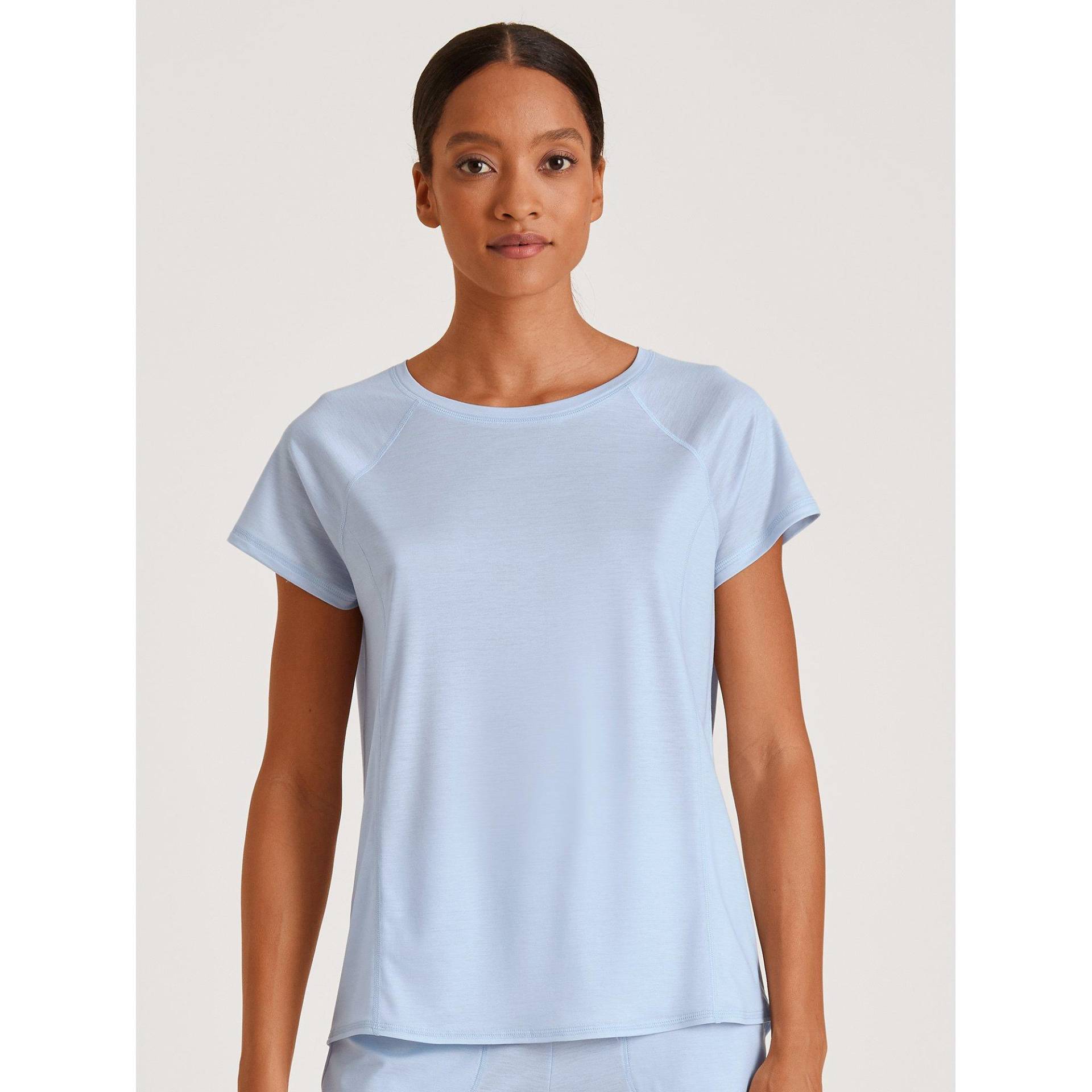 Shirt, Kurzarm Damen Blau L von CALIDA