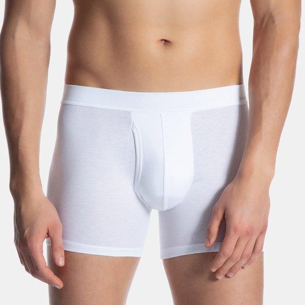 Slip Aus Baumwolle Herren Weiss L von CALIDA