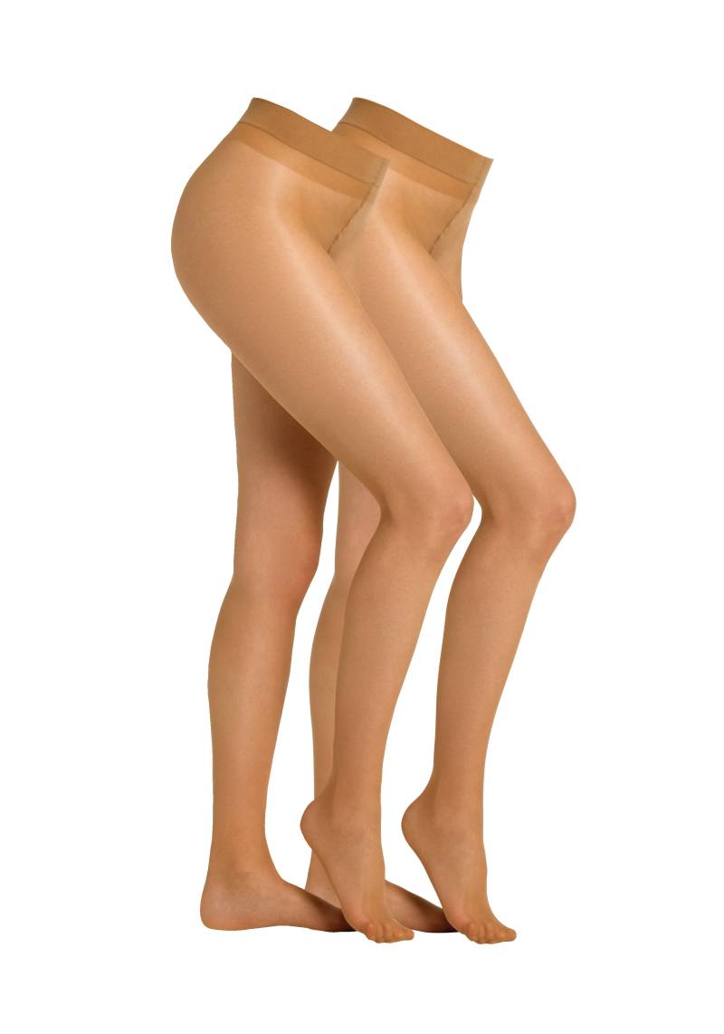 Camano Feinstrumpfhose »fine everyday«, (2er Pack), mit seidig mattem Look von CAMANO