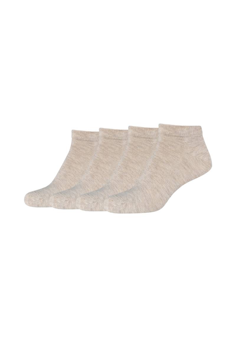 Camano Sneakersocken »ca-soft«, (4 Paar), mit druckfreinem Bündchen von CAMANO