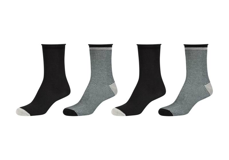 Camano Langsocken »silky touch«, (4er Pack), mit verstärkter Ferse von CAMANO