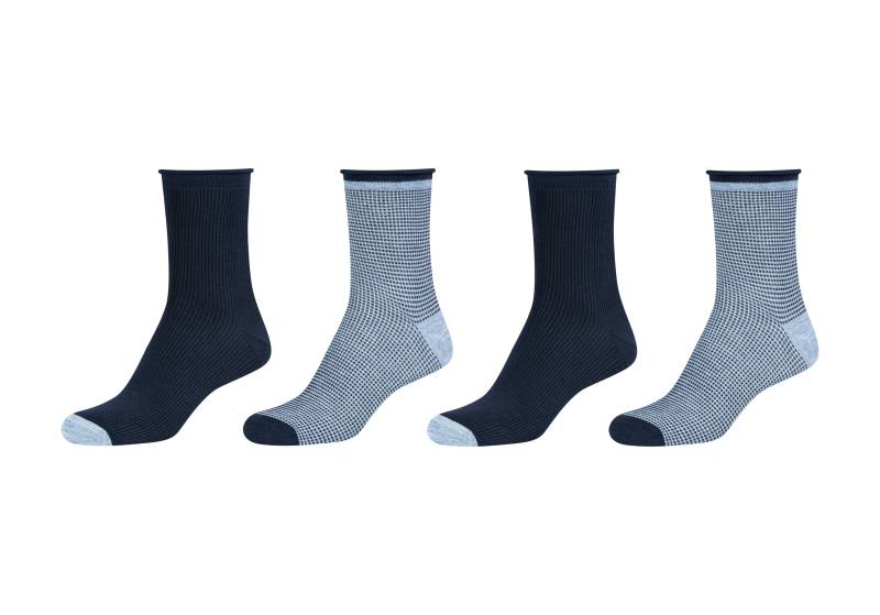 Camano Langsocken »silky touch«, (4er Pack), mit verstärkter Ferse von CAMANO