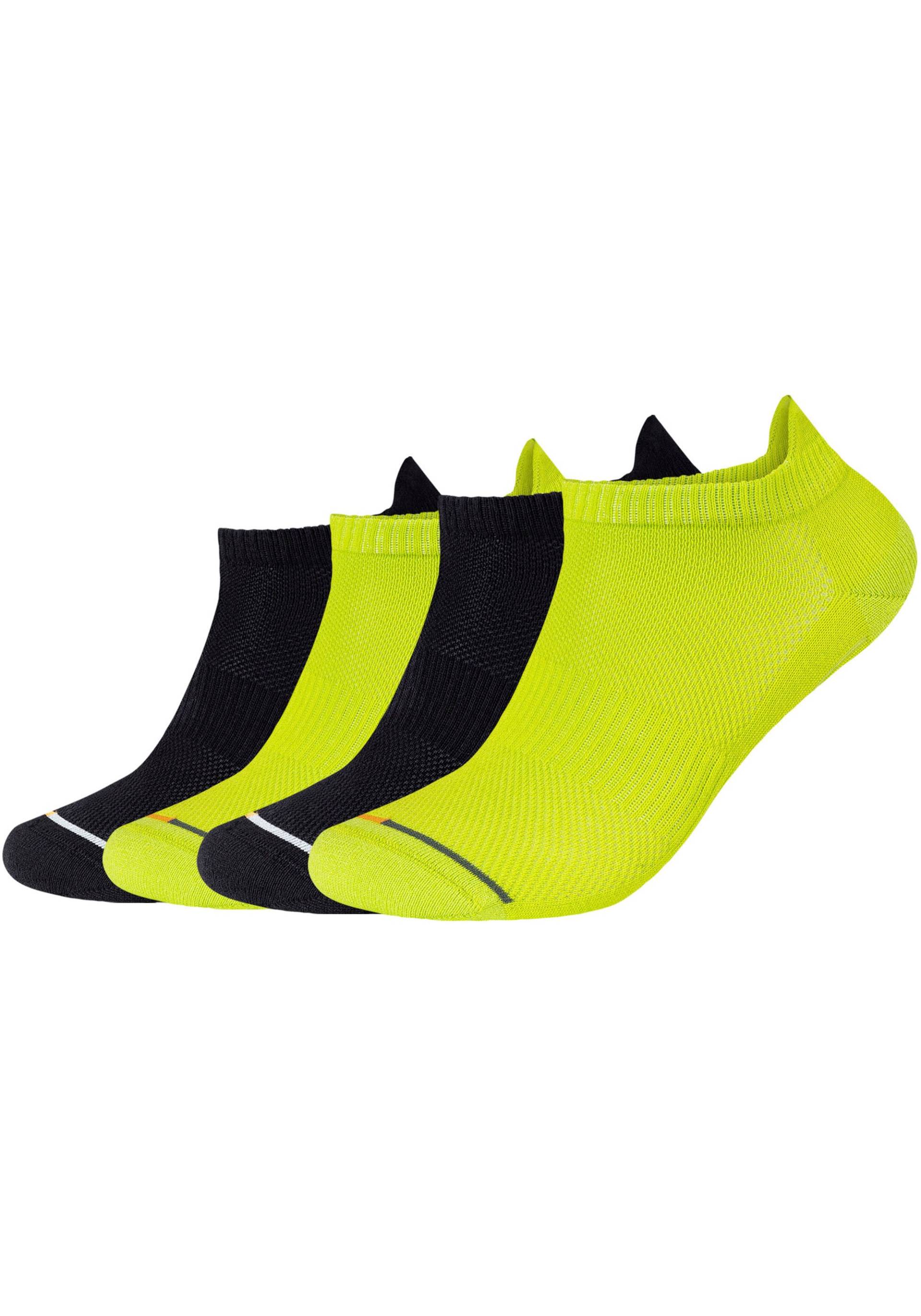 Camano Sneakersocken, (Packung, 4 Paar), Ferse und Zehen mit Micro-Plüsch von CAMANO