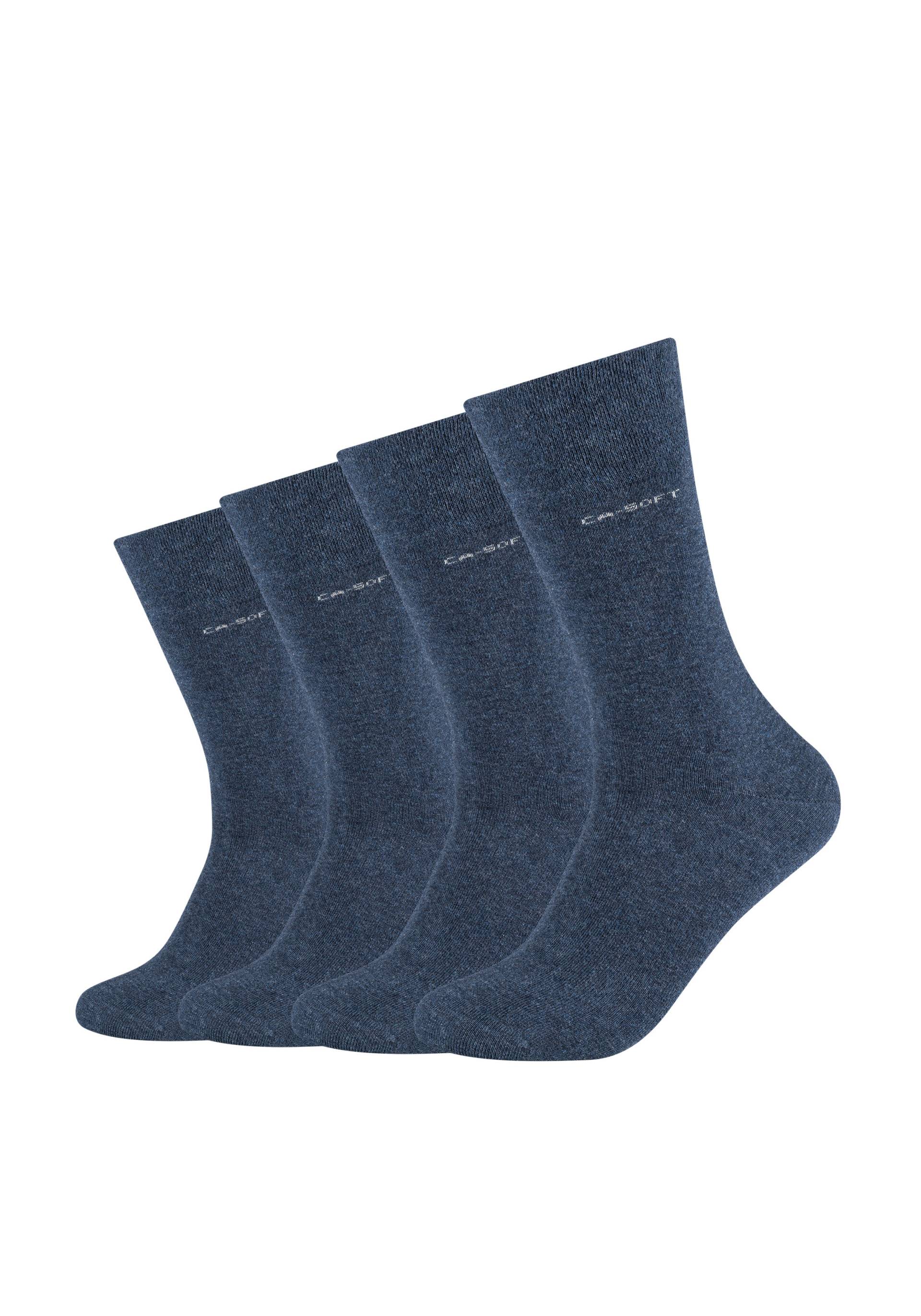 Camano Socken, (Packung, 4 Paar), Mit verstärktem Fersen- und Zehenbereich von CAMANO