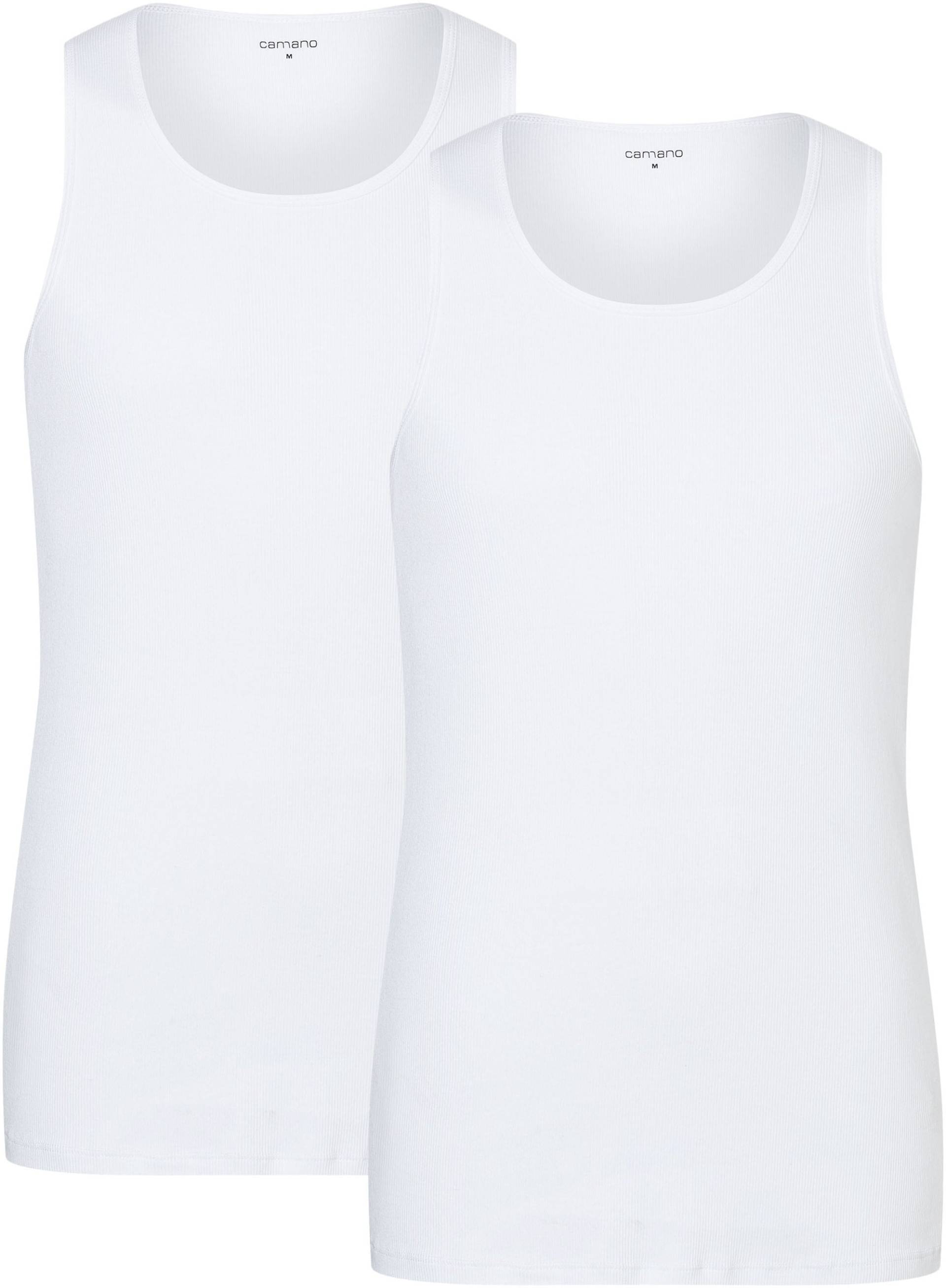 Camano Unterhemd »comfort«, (2er Pack), mit tiefem Rundhals von CAMANO
